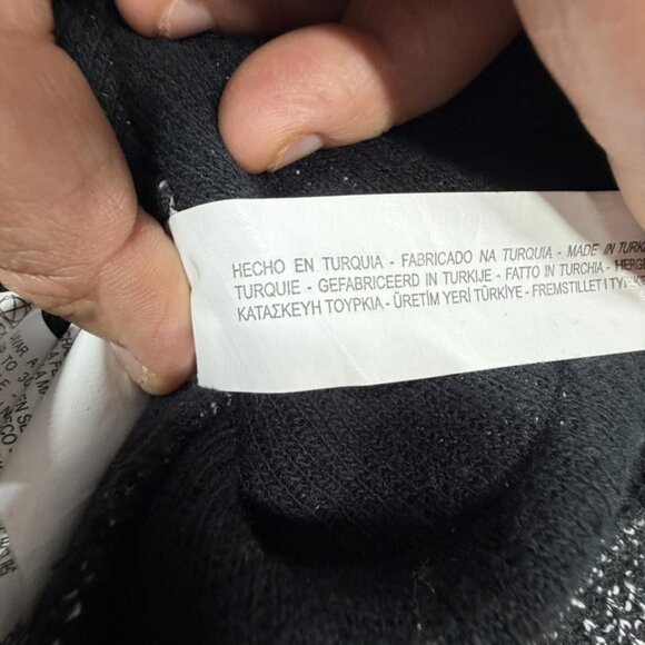 Zara Knit Sweater Boys 13-14 Gray Bottons Longline Marled Cardigan Cotton - Picture 7 of 8